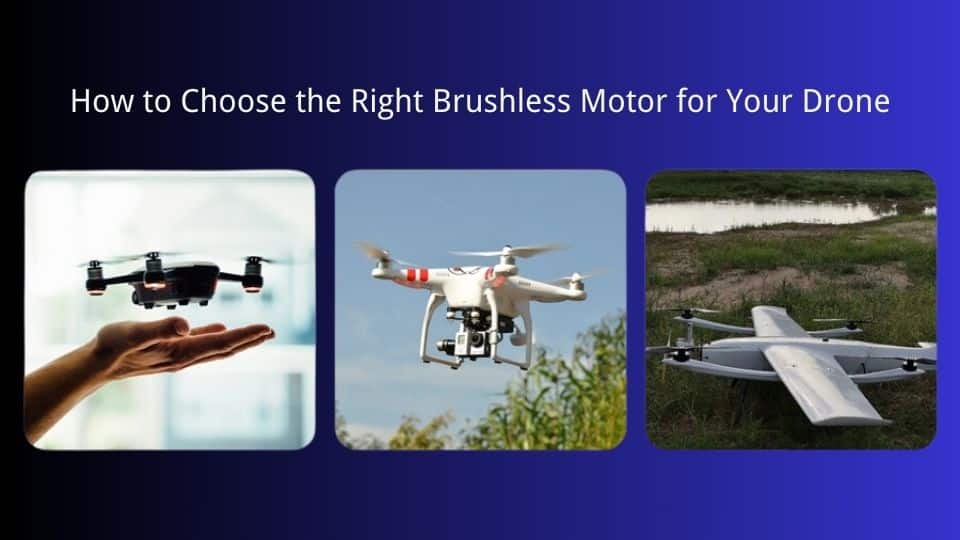 How to Choose the Right Brushless Motor for Your Drone