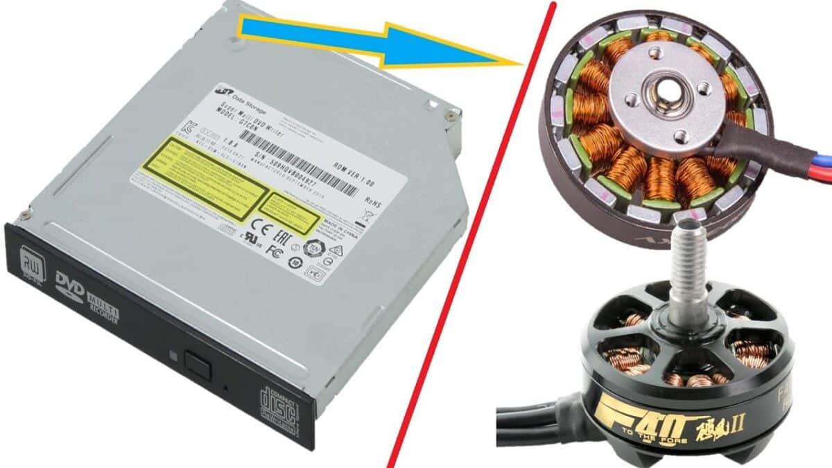 Brushless DC Motor for Optical Drives: From CD-ROMs to DVDs